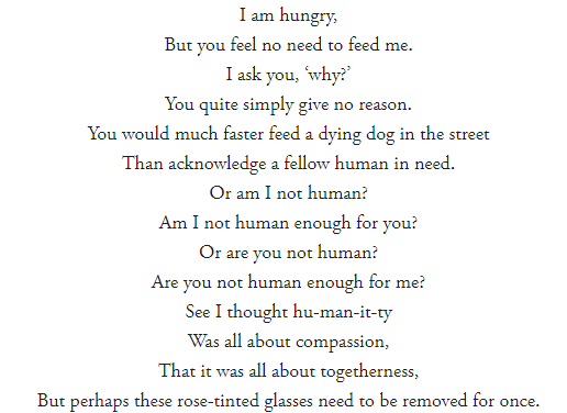 2nd Place Poem – End Hunger UK – ‘A Closed&nbsp;Fist’