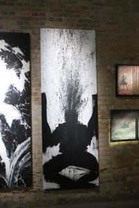 Art Exhibition in The Rat Bar in Leake St, Waterloo London.