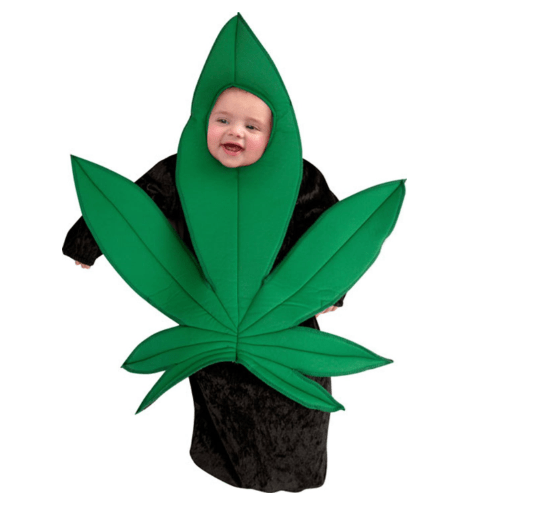 baby pot leaf worst halloween costumes 2018